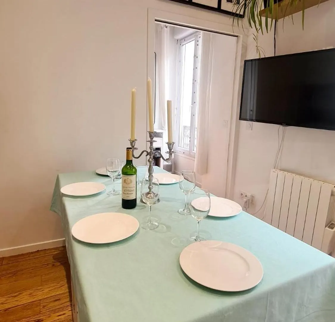 شقة Charmant Appartement Moderne Paris 13E
